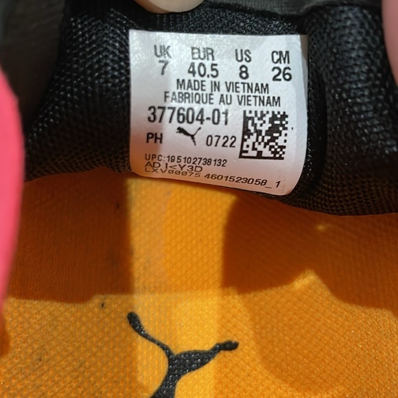 Puma Liberate Nitro Fireglow Running Men’s Shoes Size 8 Sneakers Gym Workout - Picture 11 of 15